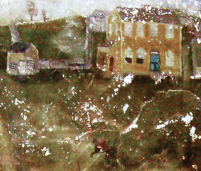 Fig. 6: Enlarged view of the McClellan house seen in figure 1.
