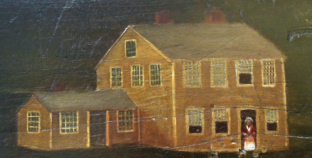 Fig. 8: Enlarged view of the McClellan house seen in figure 5.