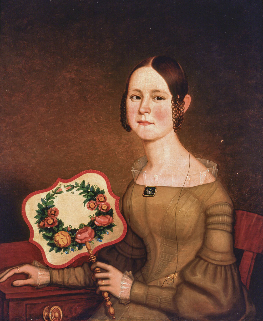 Helen Vreeland Cadmus (182–1891), artist unidentified , probably New Jersey, ca. 1841. Oil on canvas, 30 x 25 in. DAR Museum, Washington, D.C.