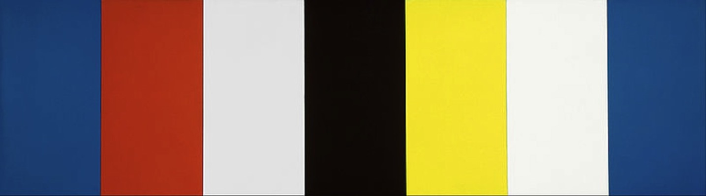 Ellsworth Kelly “Red Yellow Blue White and Black,” 1953. Image courtesy of Wikimedia Commons.