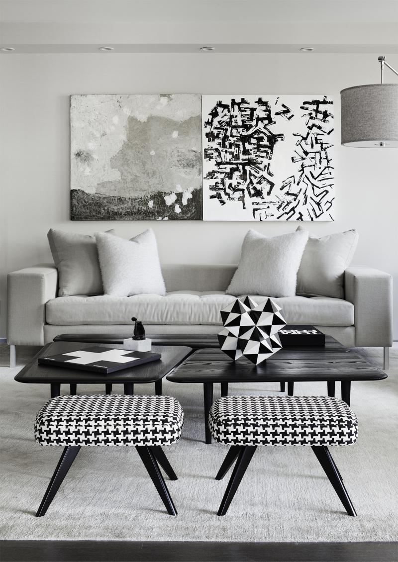 The logical conclusion of the vogue for black-and-white interiors.