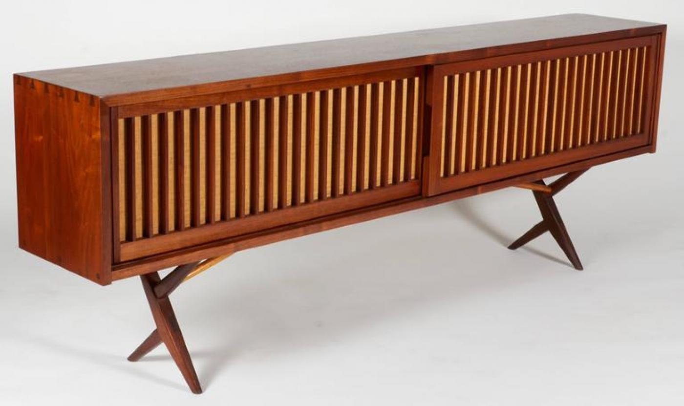 Cabinet by George Nakashima, c. 1970s. Offered by Lost City Arts.