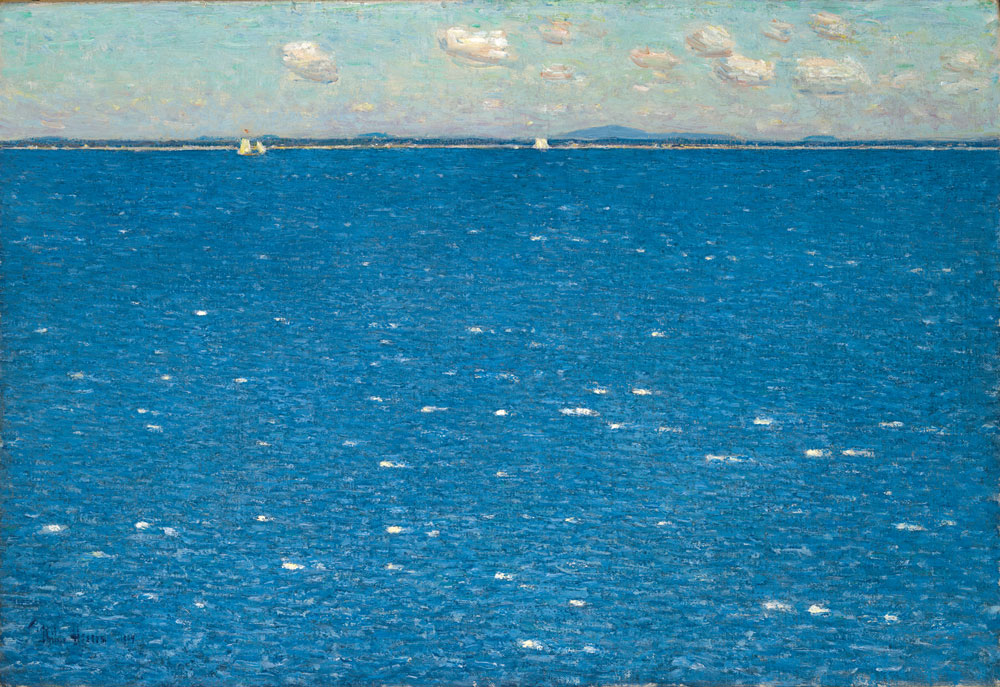 Childe Hassam (1859–1935) West Wind, Isles of Shoals, 1904 Oil on canvas, 15 x 22 inches Courtesy of Yale University Art Gallery; Bequest of Sinclair Lewis to the Collection of American Literature, Beinecke Rare Book and Manuscript Library (1952.25.1)