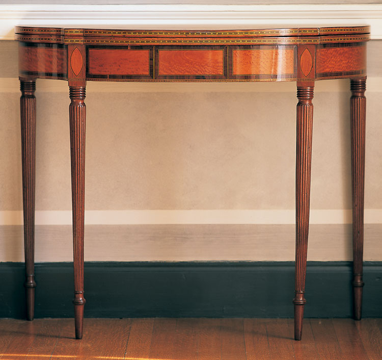 A Federal Baltimore card table.