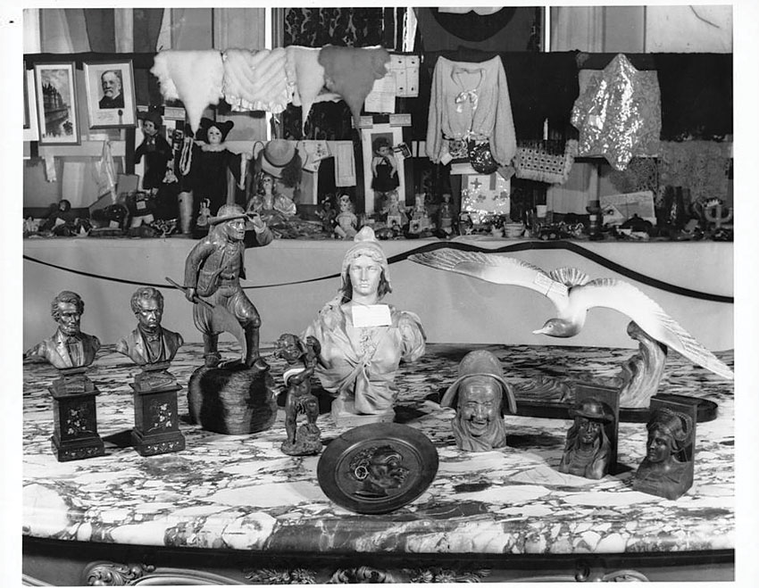 Fig. 2: Merci train gifts. The Merci America Boxcar photograph album, 1949. State Archives of Rhode Island. http://sos.ri.gov/archon/