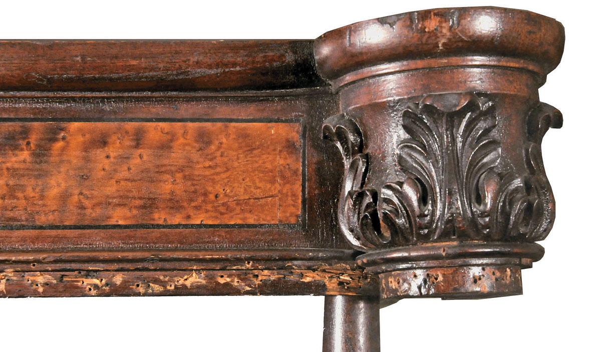 Detail of bed cornice.