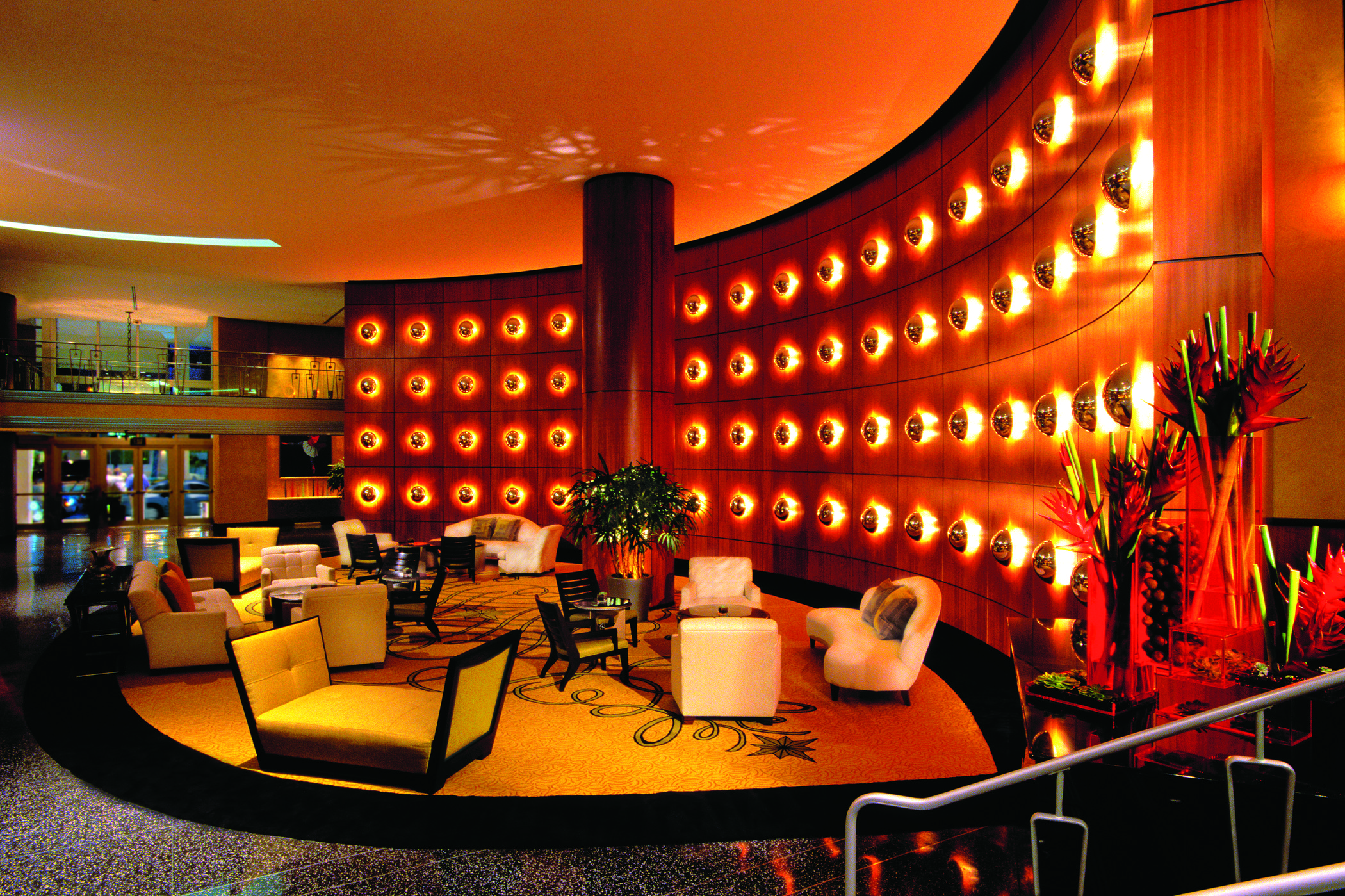 The Ritz-Carlton South Beach’s “wall of lights,” designed by the legendary Morris Lapidus. Image courtesy of the Ritz-Carlton, South Beach.