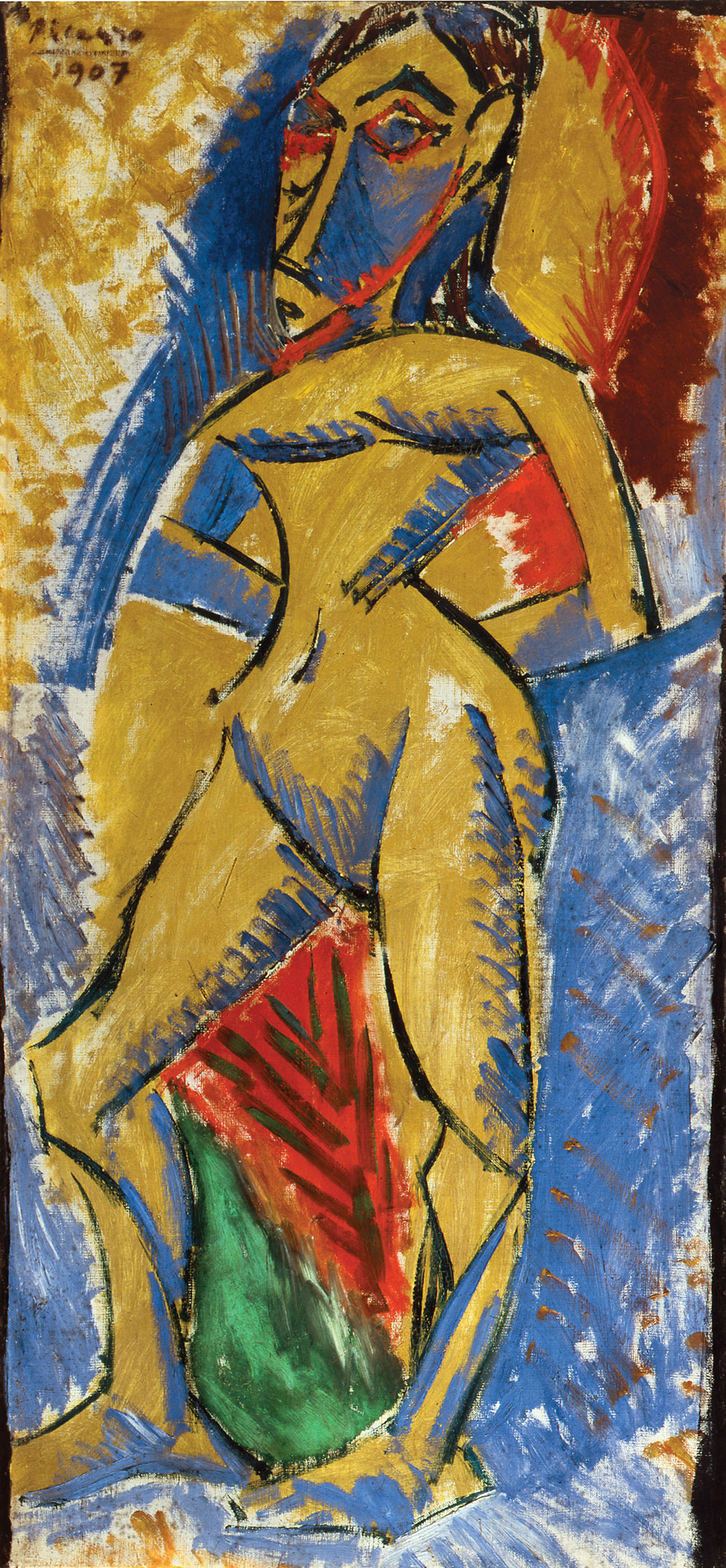 Fig. 8: Pablo Picasso (1881–1973), Standing Nude, 1907. Oil on canvas, 36⅝ x 16⅞ inches. Museo del Novecento, Milan. © 2010 Estate of Pablo Picasso / Artist Rights Society (ARS), New York