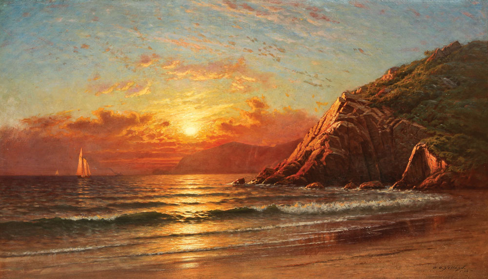 Raymond D. Yelland (1848–1900) Golden Gate from Angel Island, 1884 Oil on canvas, 28 x 48 inches Collection of Ray Redfern