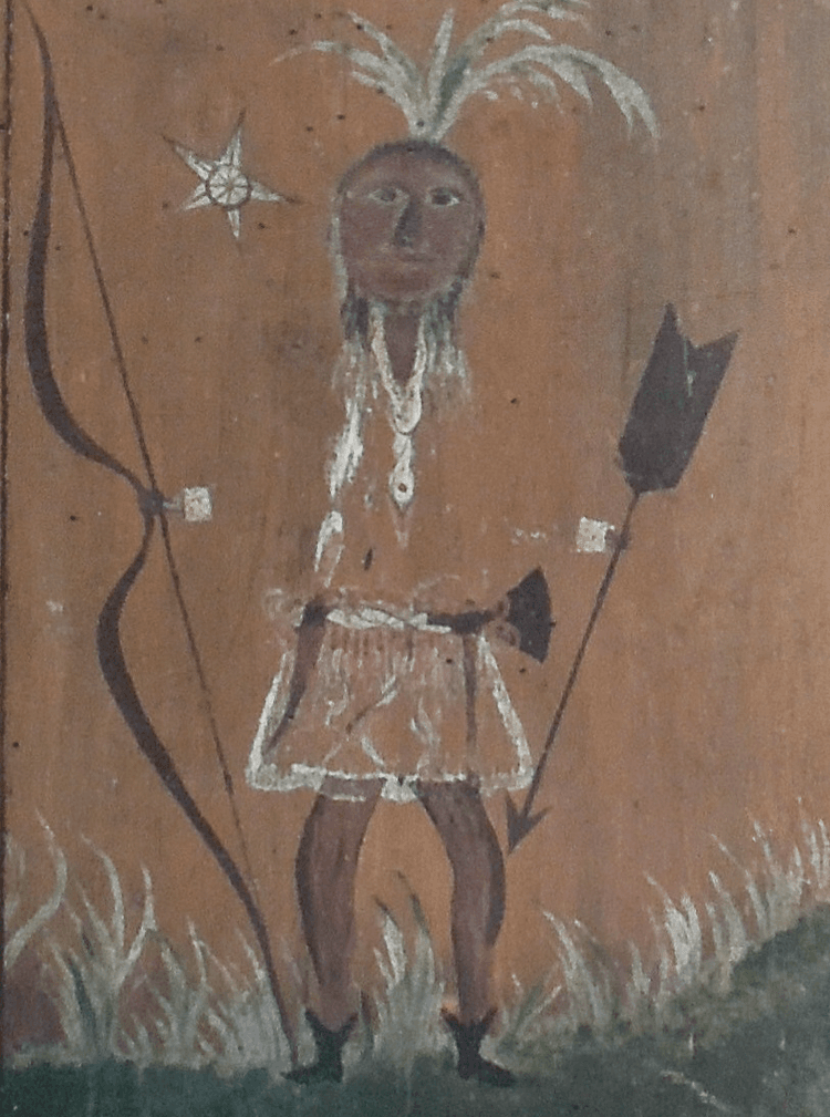 Fig. 3: Detail, tavern sign.
