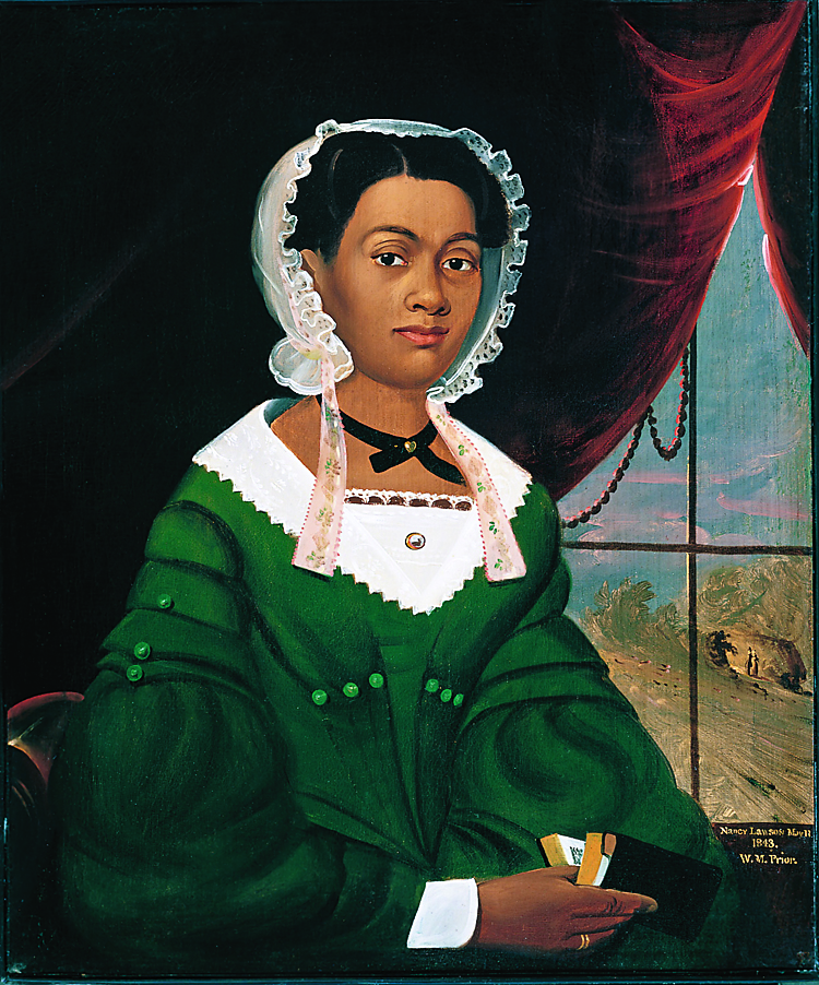 William Matthew Prior (1806–1873), Mrs. Nancy Lawson, 1843. Oil on canvas, 30 x 25 in.