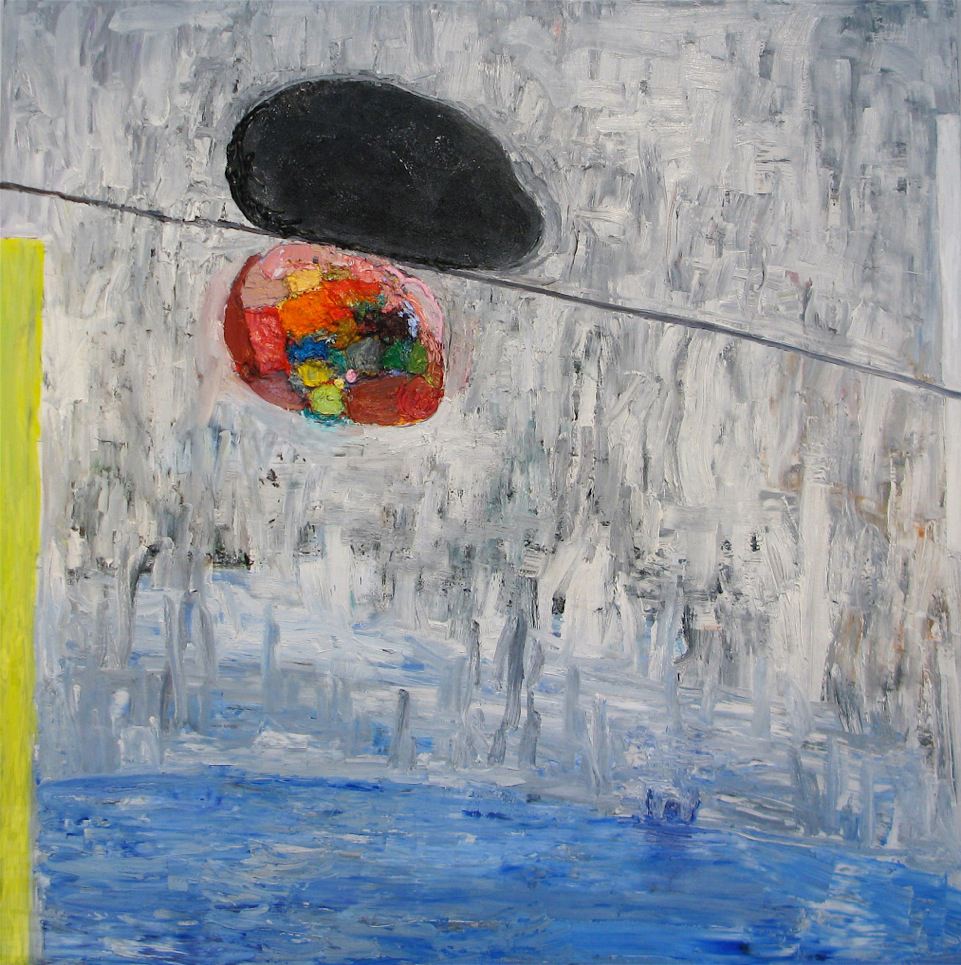 Brenda Goodman (b. 1943) Untitled a1, 2012. Oil on wood, 72 x 72 inches. Courtesy of Brenda Goodman and Life on Mars Gallery.