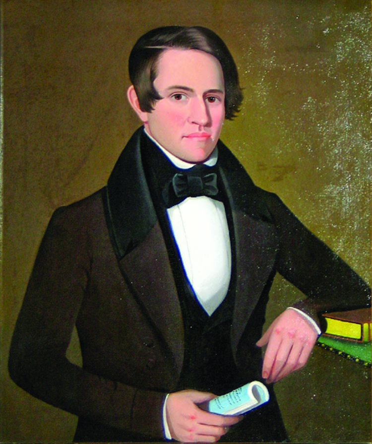 Portrait of George Sunderland by Ammi Phillips, 1840.